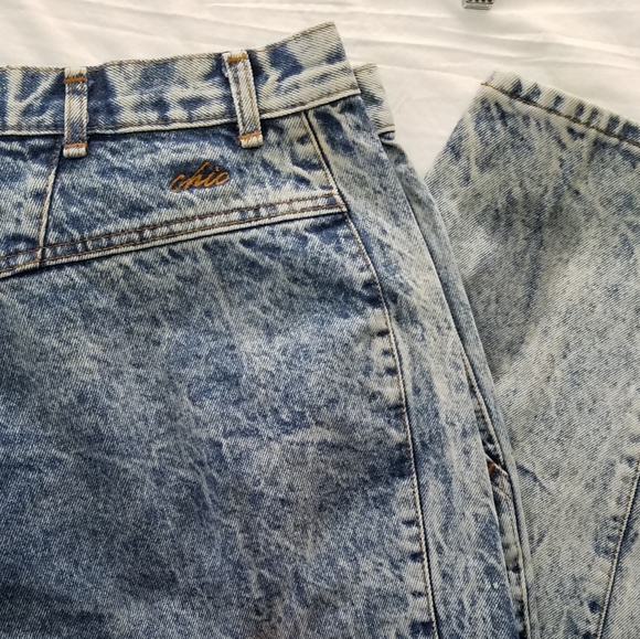 Vtg 80’s Chic High Waisted Acid stone wash Jeans - Picture 5 of 14